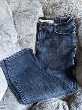 Dkny Women’s Dark Blue Boot-Cut Jeans